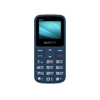  Мобильный телефон MAXVI B100i Blue 