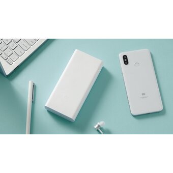  УЦ Аккумулятор внешний резервный XIAOMI 3, 20000mAh (PLM18ZM) (белый) (мятая упаковка) 
