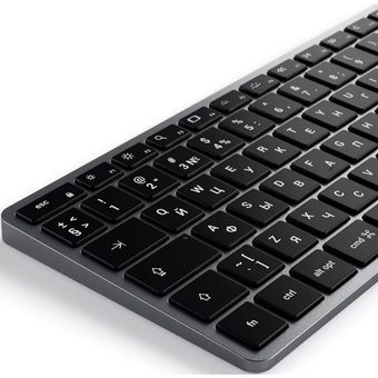  Клавиатура Satechi Slim X2 Bluetooth Keyboard Russian ST-BTSX2M-RU Space Gray 