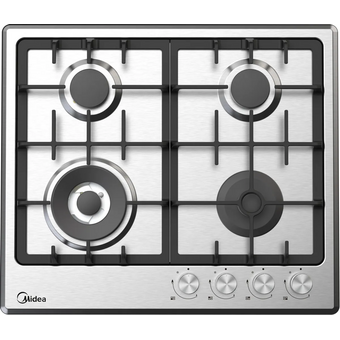  УЦ Варочная поверхность Midea MG643TX (Отсутствует нижняя накладка малого газорассекателя, ПУ) 