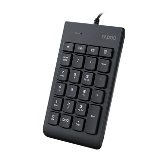  Клавиатура RAPOO K10 Numeric Keyboard Black 