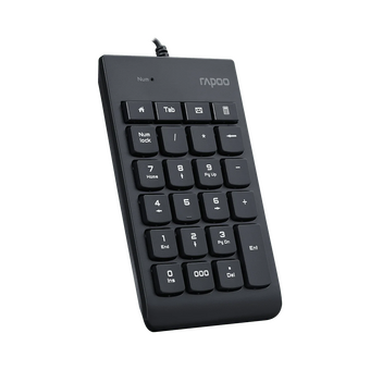  Клавиатура RAPOO K10 Numeric Keyboard Black 