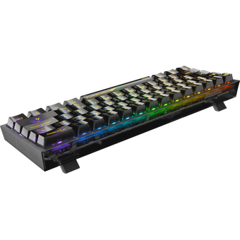  Клавиатура REDRAGON Fizz RU 71737 RGB, прозрачный черный 