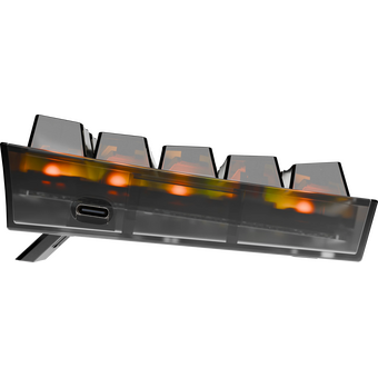  Клавиатура REDRAGON Fizz RU 71737 RGB, прозрачный черный 