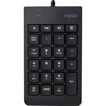  Клавиатура RAPOO K10 Numeric Keyboard Black 