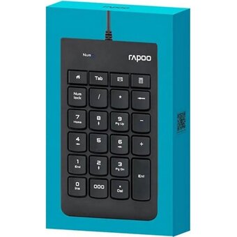  Клавиатура RAPOO K10 Numeric Keyboard Black 