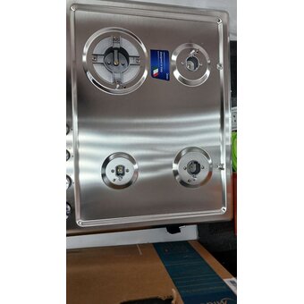  УЦ Варочная поверхность Midea MG643TX (Отсутствует нижняя накладка малого газорассекателя, ПУ) 