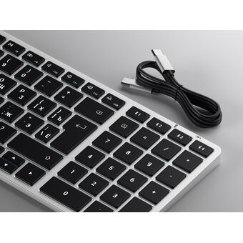  Клавиатура Satechi Slim X2 Bluetooth Keyboard Russian ST-BTSX2S-RU Silver 