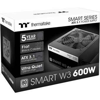  Блок питания Thermaltake Smart W3 600 (PS-SPW-0600NNFAWE-1) 