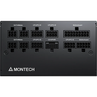  Блок питания Montech Century G5 750W / ATX 3.0, APFC, 80 Plus Gold, Full Bridge LLC, DC-DC, Japan caps, 120mm fan, full modular 
