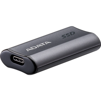  SSD A-DATA SC750 (SC750-500G-CCBK), External, 500GB USB 3.2 Gen 2 Type-C, R/W -1050/1000 MB/s серый 