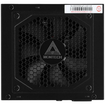  Блок питания Montech Century 550W / ATX 2.43, APFC, 80 Plus Gold, Full Bridge LLC, DC-DC, Japan caps, 120mm fan, full modular 