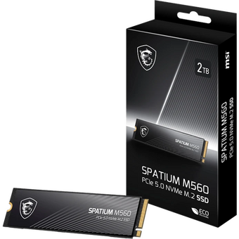  SSD MSI Spatium M560 (S78-440Q940-P83), M.2 2280 2TB PCIe Gen4x4 with NVMe, 3D TLC, R/ W 4900/ 4400 