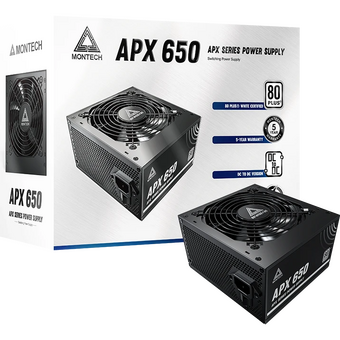  Блок питания MONTECH APX 650 (XWYA11-650W), 650Вт, 120мм, retail 