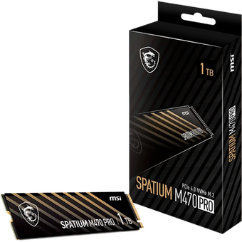  SSD MSI Spatium M470 Pro (S78-440L0J0-P83), M.2 2280 1TB PCIe Gen4x4 with NVMe 