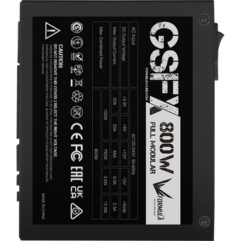  Блок питания Formula GSFX-800W, SFX 800W 80+ gold (20+4pin) APFC 80mm fan 6xSATA Cab Manag RTL 