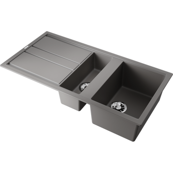  Кухонная мойка Omoikiri Kitagawa 100-2-GR leningrad grey 