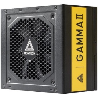  Блок питания Montech Gamma II 750W / ATX 2.43, APFC, 80 Plus Gold, LLC+DC-DC, Japan caps, 120mm fan, non-modular 