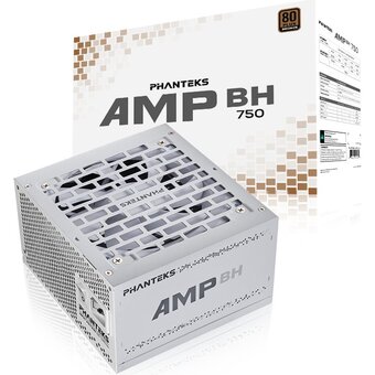  Блок питания PHANTEKS AMP BH 750W (PH-P750B_WT01) (80 Plus Bronze, ATX 3.1, APFC, 120mm Fan, White) 