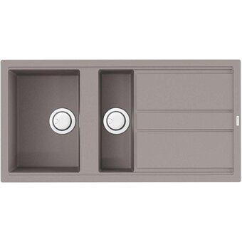  Кухонная мойка Omoikiri Kitagawa 100-2-GR leningrad grey 
