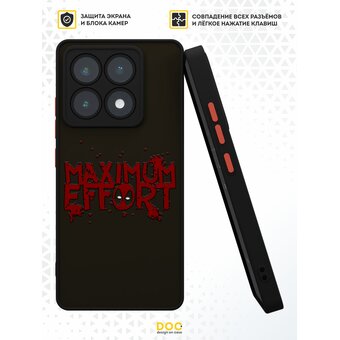  Чехол DesignOnCase для Xiaomi 14T (Сяоми 14Т), противоударный, с защитой камеры, Maximum effeort 