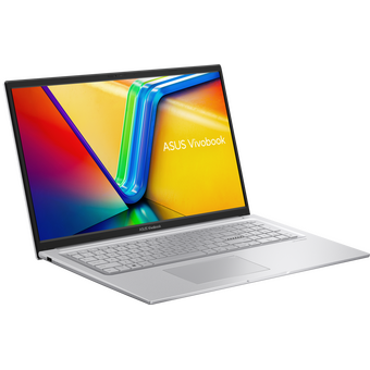  Ноутбук ASUS X1704VA-AU515 (90NB10V1-M00K20) 17.3"/FHD/IPS/250N/60Hz/i5-1335U/16GB/SSD512GB/Intel Iris Xe/FingerPrint/Backlit/DOS/Cool Silver 