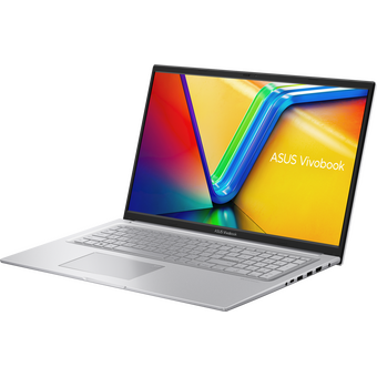 Ноутбук ASUS X1704VA-AU515 (90NB10V1-M00K20) 17.3"/FHD/IPS/250N/60Hz/i5-1335U/16GB/SSD512GB/Intel Iris Xe/FingerPrint/Backlit/DOS/Cool Silver 