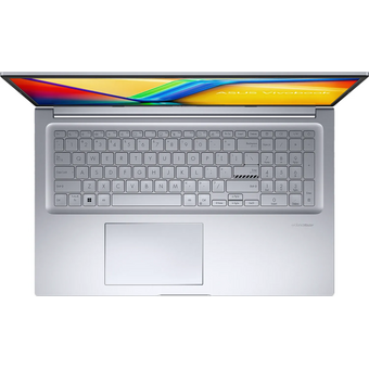  Ноутбук ASUS M3704YA-AU221 (90NB1191-M009W0) 17.3"/FHD/IPS/250N/60Hz/Ryzen 5 7430U/16GB/SSD512GB/AMD Radeon/FingerPrint/Backlit/DOS/Cool Silver 