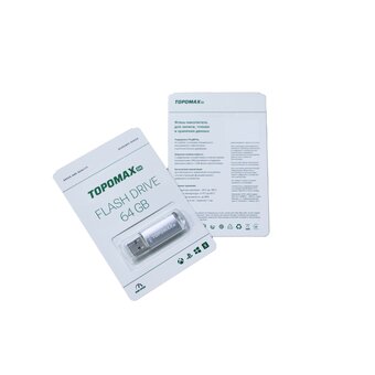  USB-флешка TOPOMAX PK-RocketSL 64G USB 2.0 серебро нс 