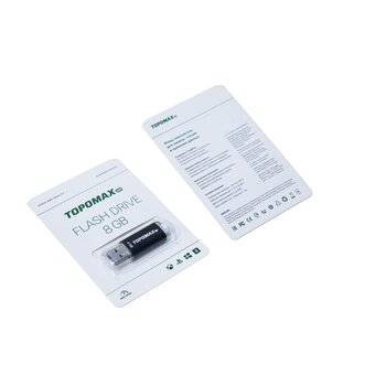  USB-флешка TOPOMAX PK-RocketBK 8G USB 2.0 чёрный нс 