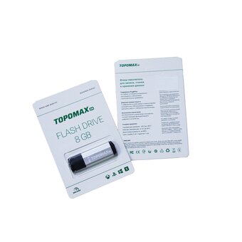  USB-флешка TOPOMAX PK-TG121SL 8G USB 2.0 серебро нс 