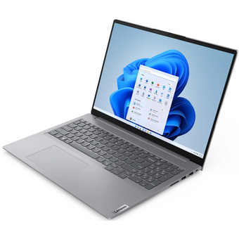  Ноутбук Lenovo ThinkBook 16 G6 ABP (21KK00AWAK) 16" IPS WUXGA/AMD Ryzen 5 7430U/32Gb/1Tb SSD/VGA int/FP/noOS/grey 