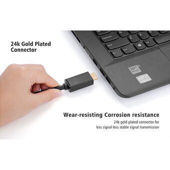  Кабель UGREEN DP101 (10204) DP Male to HDMI Male Cable 5m Black 
