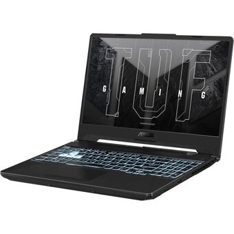  Ноутбук ASUS FA506NCR-HN057 (90NR0JV7-M003X0) 15.6"/FHD/IPS/250N/144Hz/Ryzen 7 7435HS/16GB/SSD512GB/RTX 3050 4GB/Backlit/DOS/Graphite Black 