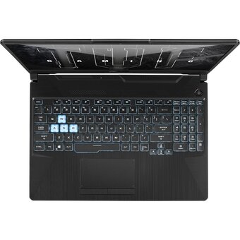  Ноутбук ASUS FA506NCR-HN057 (90NR0JV7-M003X0) 15.6"/FHD/IPS/250N/144Hz/Ryzen 7 7435HS/16GB/SSD512GB/RTX 3050 4GB/Backlit/DOS/Graphite Black 