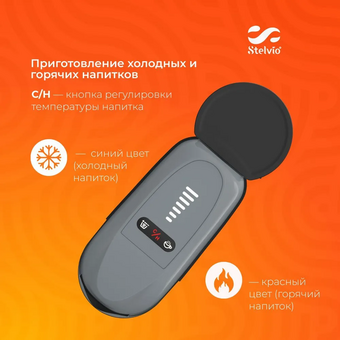  Кофемашина капсульная Stelvio XC300 серая 