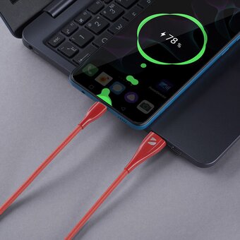  USB кабель Deppa 72290 Ceramic USB-Type-C Red (1м) 