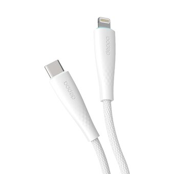  USB кабель Deppa 72533 Fly Type-C-Lightning White (1м) 