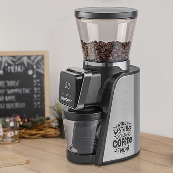  Кофемолка ENDEVER Costa-1063 стальной/черный 