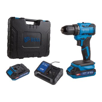  Дрель-шуруповерт BULL SR 1804 Импульс (1329421) 2x2 А*ч, з/у 