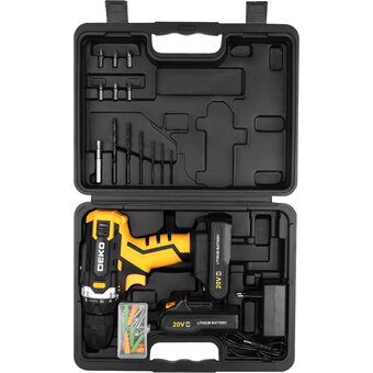  Дрель-шуруповерт DEKO Banger 20V One+ (083-1043) 20В, 2х1.5Ач 