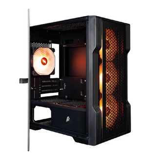  Корпус 1STPLAYER Trilobite T3 ARGB Black (T3-BK-4F7) / mATX / 4x120mm ARGB fans 