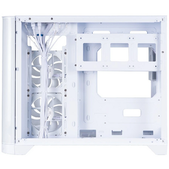  Корпус 1STPLAYER Uview UV6 ARGB White (UV6-WH-2FC7R-W-1FC7-W) / mATX / 3x120mm ARGB fans 