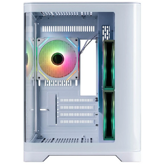  Корпус 1STPLAYER Uview UV5 ARGB White (UV5-WH-2FC7R-W-1FC7-W) / mATX / 3x120mm ARGB fans 