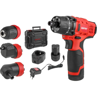  Дрель-шуруповерт Wortex BD 1215 Li Set (1326469) 