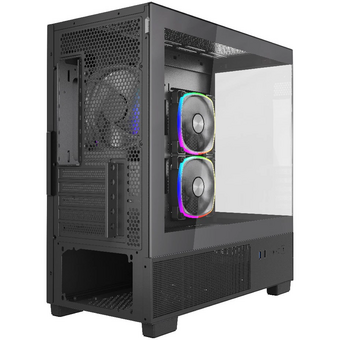  Корпус Powercase Vision Micro M3B (CVMMB-A3), Tempered Glass, 3x 120mm ARGB PWM Fan, чёрный, mATX 