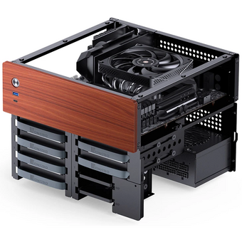  Корпус JONSBO N4 Black без БП, mini-ITX, SFX, черный 