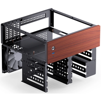  Корпус JONSBO N4 Black без БП, mini-ITX, SFX, черный 