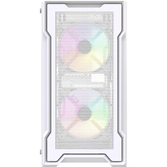  Корпус Powercase Mistral Micro X3W ARGB (CMMXW-A3), Tempered Glass, 3x 120mm ARGB PWM Fan, белый, mATX 
