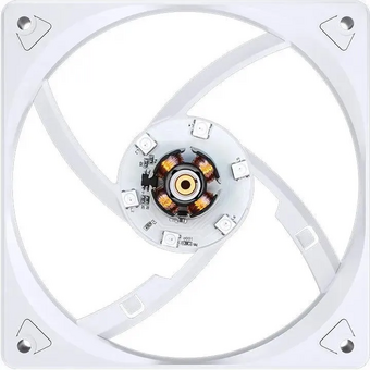 Вентилятор JONSBO SL-120CW 120х120х25мм (Dynamic Multi-Color LED, 1500об/мин, белый) Retail 